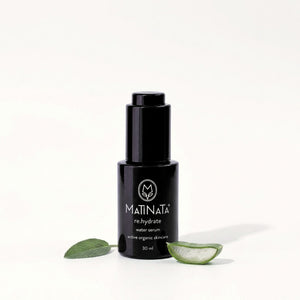 Matinata re.hydrate hyaluronic water serum 30 ml, certified organic – bottle